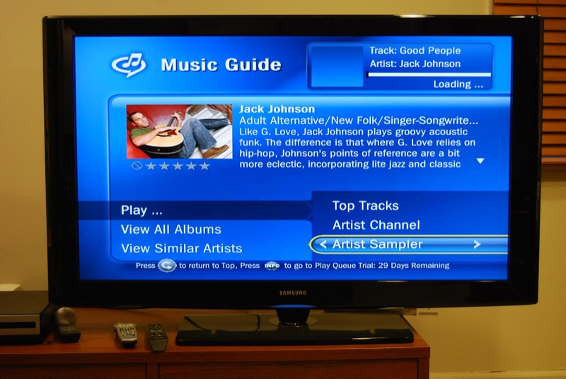 Illustration for article titled TiVo Rocks the Rhapsody Music Service